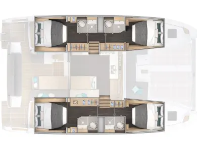 Vermietung Katamaran Lagoon mit Führerschein