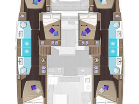 Katamaran mit oder ohne Skipper Lagoon mieten in Kaštela
