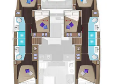 Katamaran mit oder ohne Skipper Lagoon mieten in Kaštela