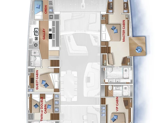 YachtCharter in Split - Lagoon Lagoon Seventy 7 auf SamBoat