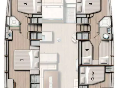 Katamaran mit oder ohne Skipper Bali mieten in Salerno