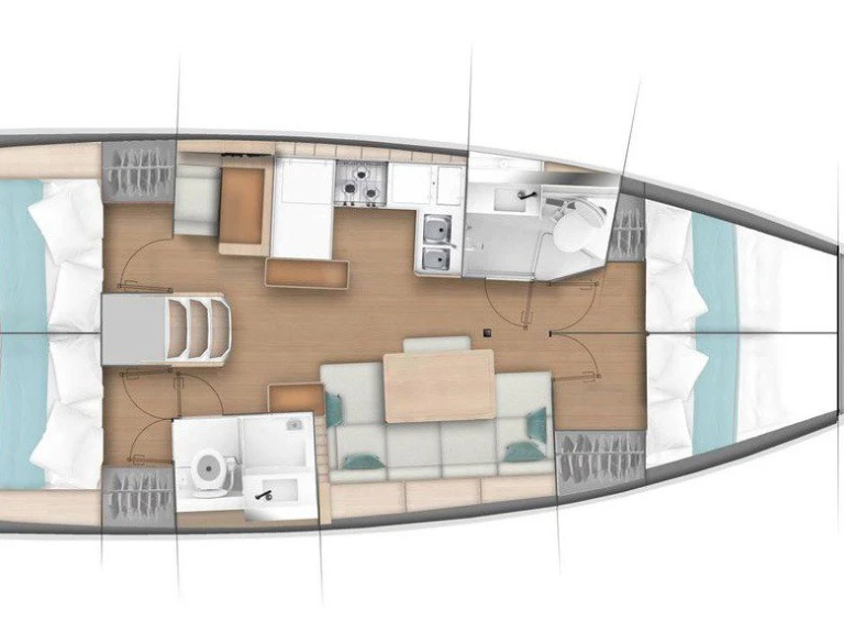 Jeanneau Sun Odyssey 440 mieten Gouviá
