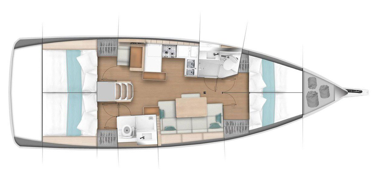 Jeanneau Sun Odyssey 440 mieten Gouviá