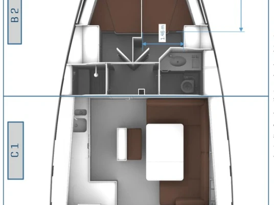 Ein Bavaria Cruiser 46 mieten in Marmaris