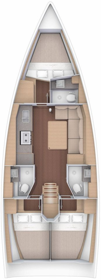 Segelboot mit oder ohne Skipper Dufour mieten in Rhodos