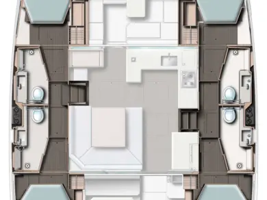 YachtCharter in Belize City - Leopard Catamarans / Robertson & Caine Leopard 45 auf SamBoat