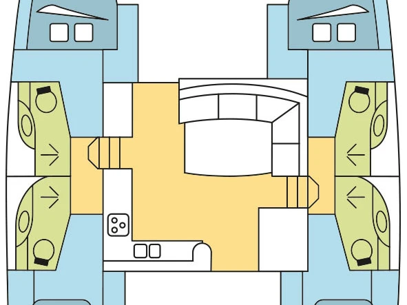 Katamaran mit oder ohne Skipper Leopard Catamarans / Robertson & Caine mieten in Tribunj