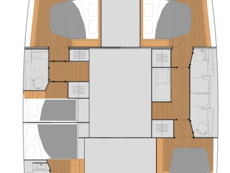 Katamaran mieten in Saint-Mandrier-sur-Mer - Fountaine Pajot Tanna 47