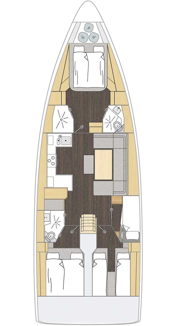 YachtCharter in Pirovac - Bavaria Bavaria C46 auf SamBoat