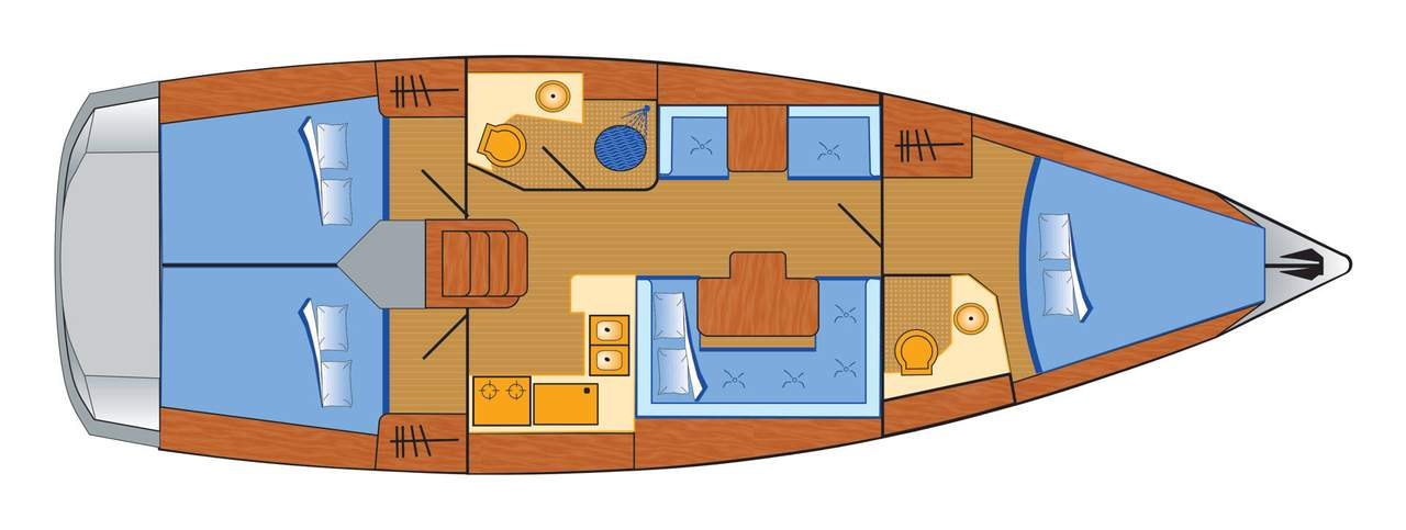 Vermietung Segelboot Jeanneau mit Führerschein