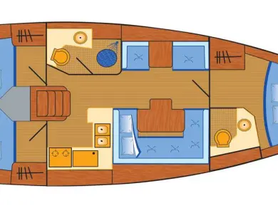 Vermietung Segelboot Jeanneau mit Führerschein