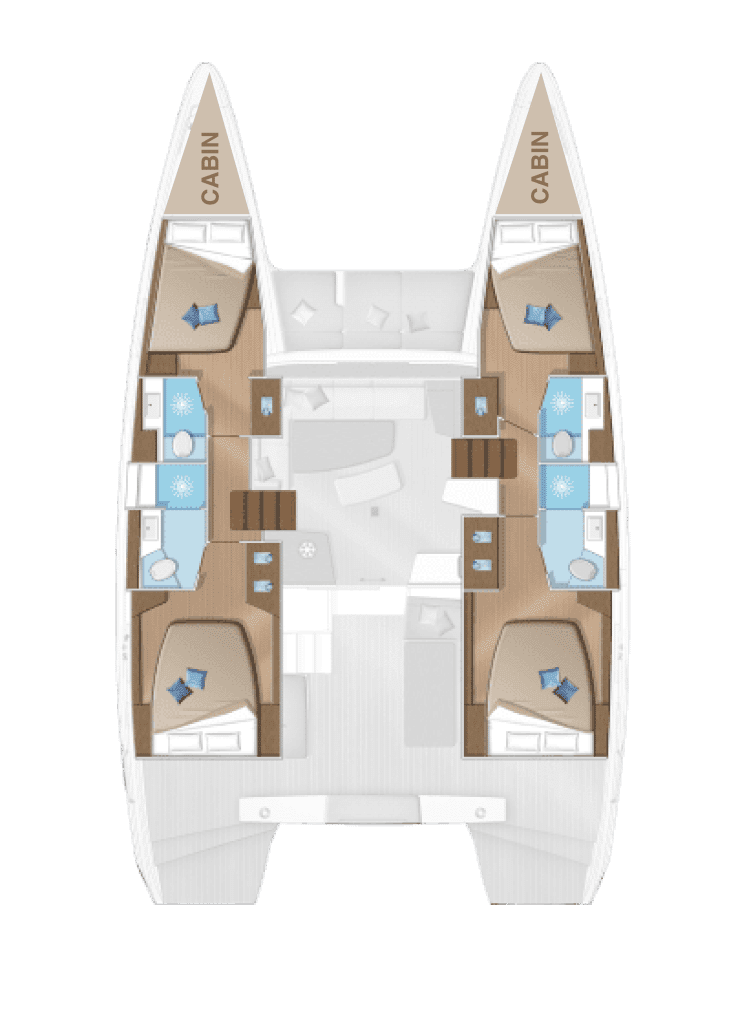 Vermietung Katamaran Lagoon mit Führerschein