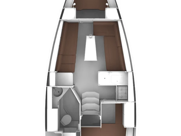 Vermietung Segelboot Bavaria mit Führerschein