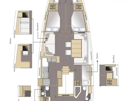 Segelboot mieten in Pula - Jeanneau Jeanneau 64