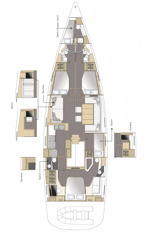 Segelboot mieten in Pula - Jeanneau Jeanneau 64