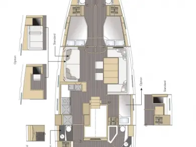 Segelboot mieten in Pula - Jeanneau Jeanneau 64
