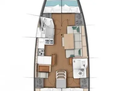 Boot mieten Lavrion günstig Sun Odyssey 440