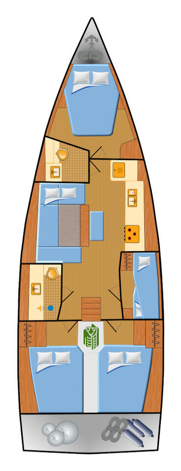 Ein Dufour Dufour 430 mieten in Pula