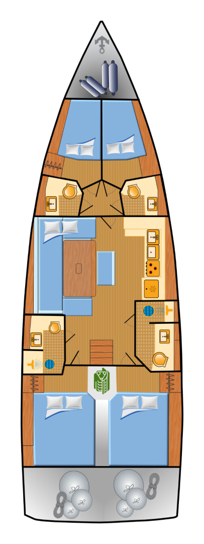 Segelboot mieten in Punat - Dufour Dufour 470