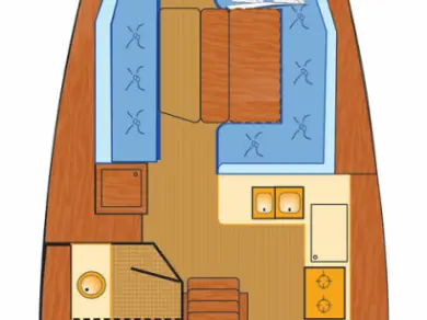 Boot mieten Punat günstig Sun Odyssey 389