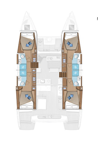 Vermietung Katamaran Lagoon mit Führerschein