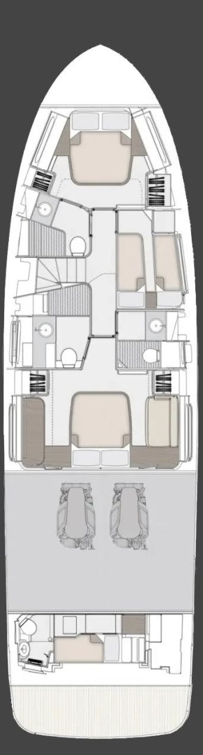 Ein Azimut Azimut Magellano 60 mieten in Podstrana