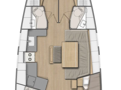 YachtCharter in Pomer - Bénéteau Oceanis 46.1 auf SamBoat