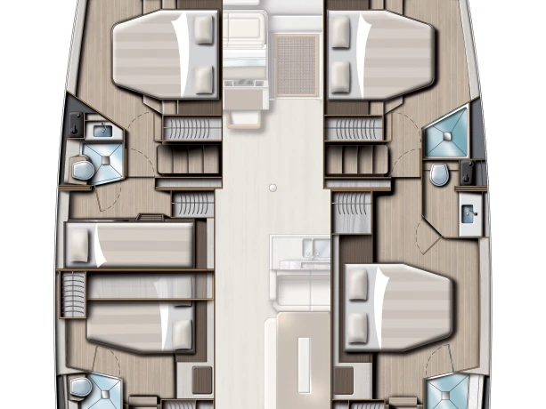 Katamaran mit oder ohne Skipper Bali mieten in Kaštela