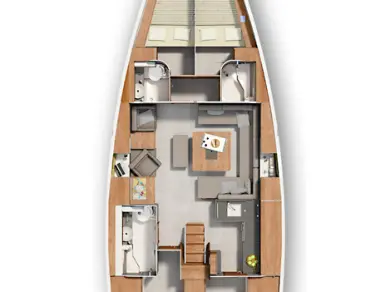 Segelboot mieten in Kaštela - Hanse Hanse 455