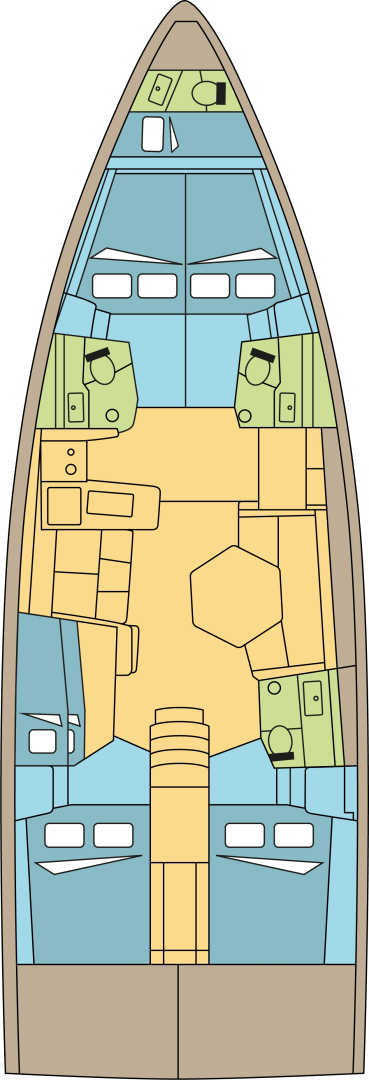 Boot mieten Seget Donji günstig Dufour 48