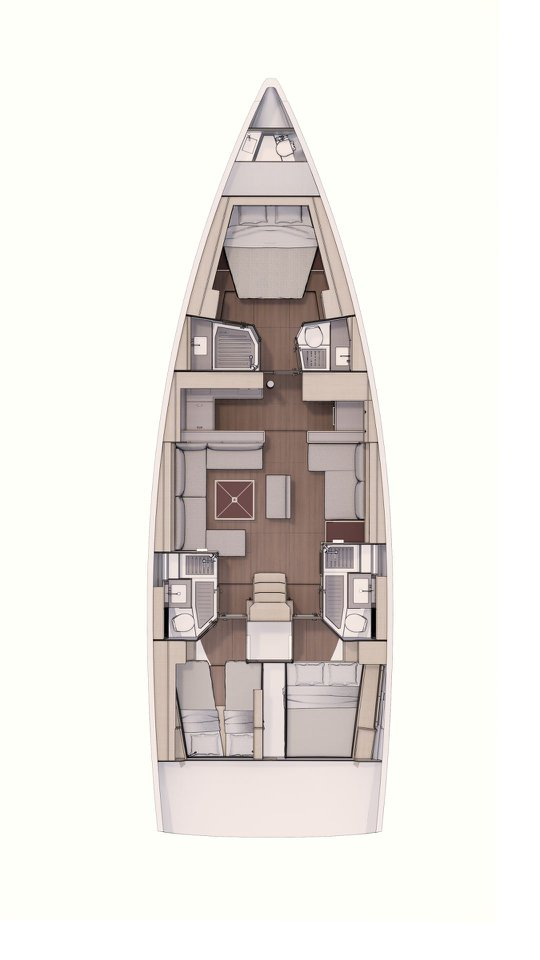Vermietung Segelboot Dufour mit Führerschein