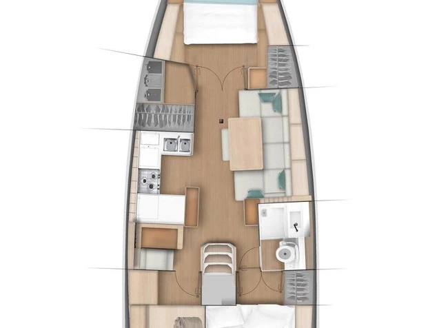 Jeanneau Sun Odyssey 440 mieten Road Town