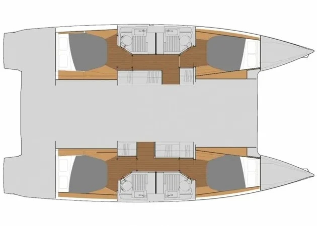 Ein Fountaine Pajot Astrea 42 mieten in Primošten