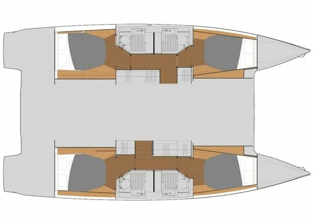 Ein Fountaine Pajot Astrea 42 mieten in Primošten