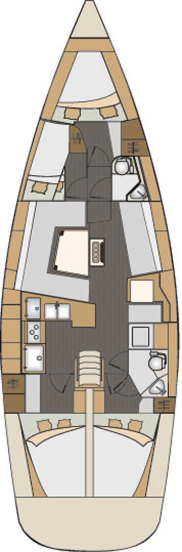 Ein Elan Impression 45 mieten in Split