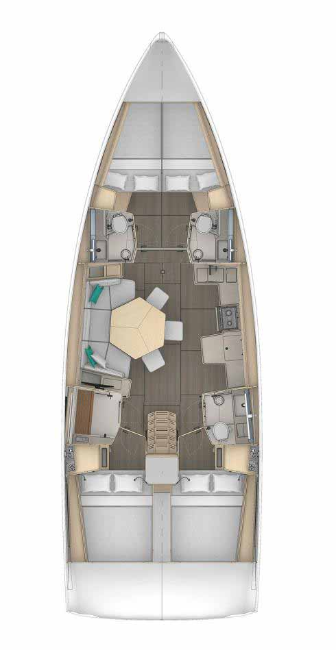 Boot mieten Trogir günstig Dufour 44