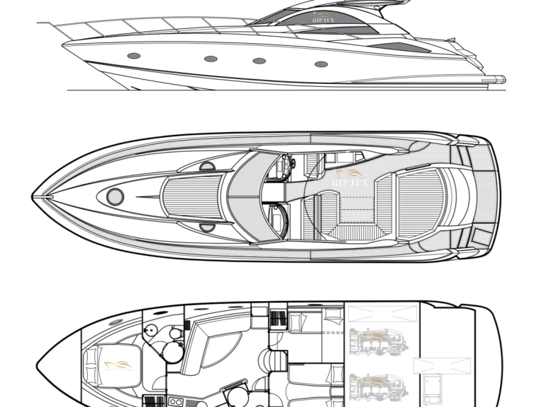 Vermietung Yacht Sunseeker mit Führerschein