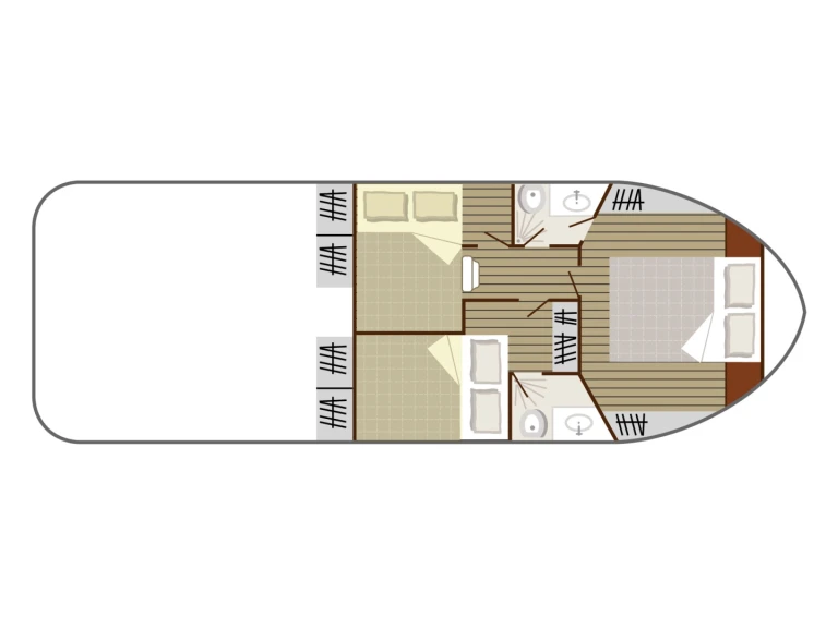Nicols Yacht Nicols Sedan 1000 mieten Grez-Neuville