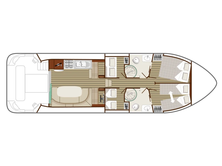 Vermietung Motorboot Nicols Yacht mit Führerschein