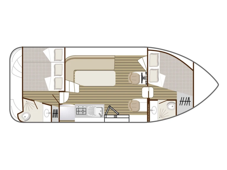 YachtCharter in Grez-Neuville - Nicols Yacht Nicols Confort 900 DP auf SamBoat