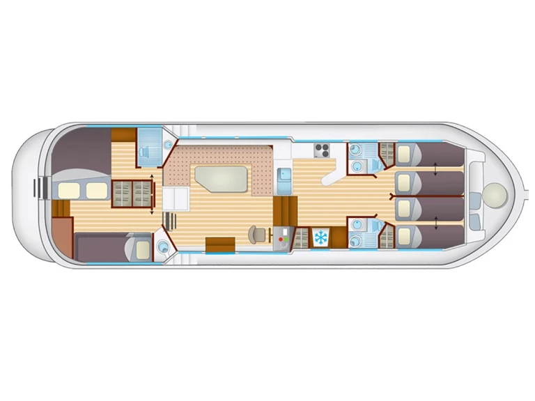 Vermietung Hausboot Pénichette mit Führerschein