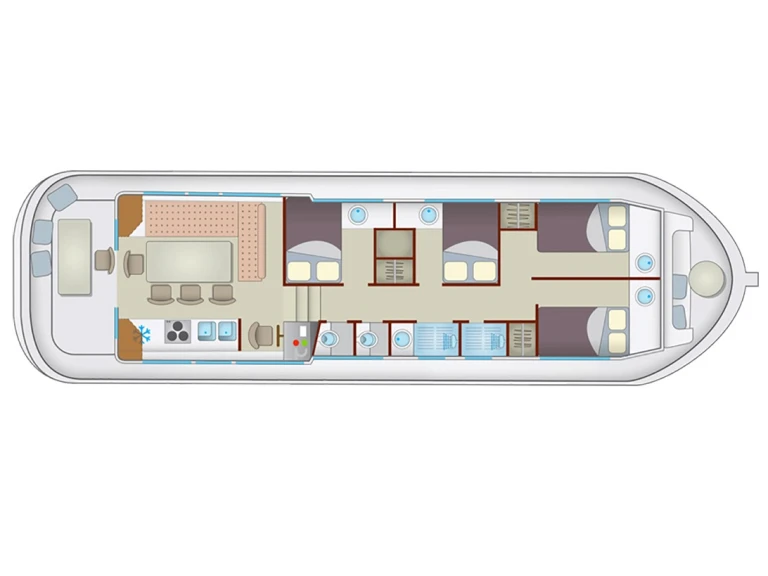 Vermietung Hausboot Pénichette mit Führerschein