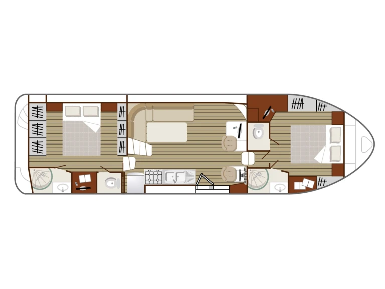 Bootsverleih Nicols Yacht Nicols Confort 1350 B  Le Somail Samboat