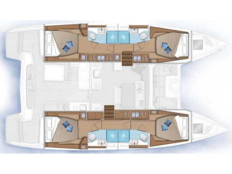 Ein Lagoon Lagoon 46 mieten in Álimos