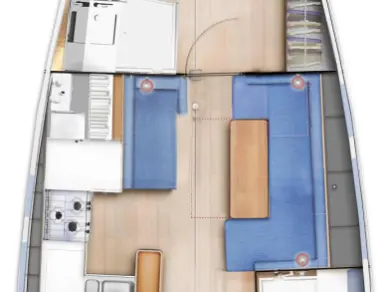 Ein Jeanneau Sun Odyssey 410 mieten in Néa Péramos