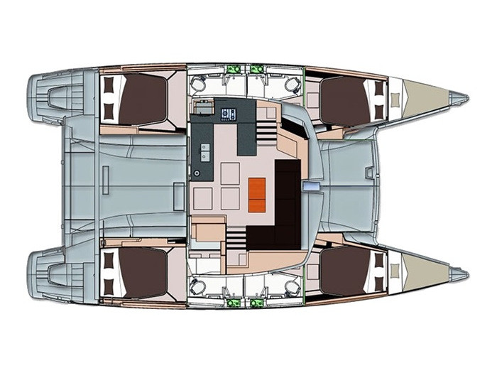 YachtCharter in Sant Antoni de Portmany - Fountaine Pajot Helia 44 auf SamBoat