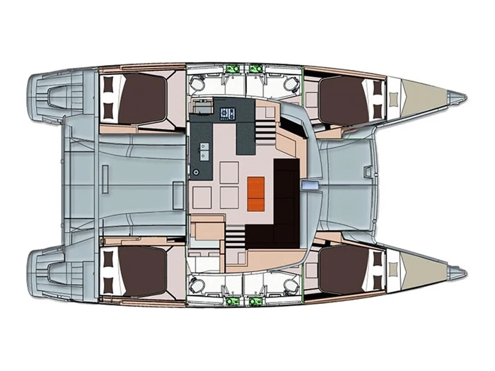 YachtCharter in Sant Antoni de Portmany - Fountaine Pajot Helia 44 auf SamBoat