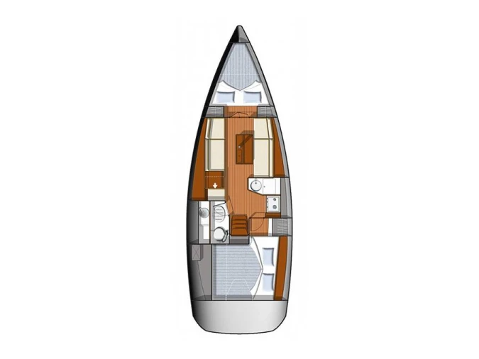 Segelboot mit oder ohne Skipper Jeanneau mieten in Split