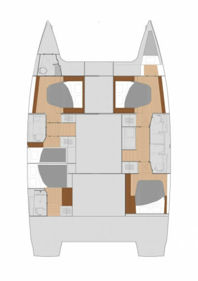 Vermietung Katamaran Fountaine Pajot mit Führerschein