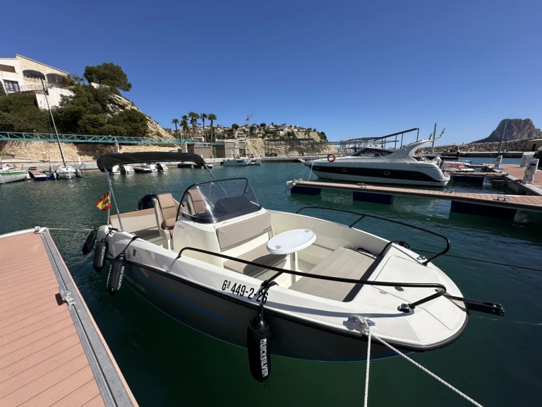 Motorboot mit oder ohne Skipper Quicksilver mieten in Calp / Calpe